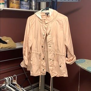 Pink and Grey Utility Jacket